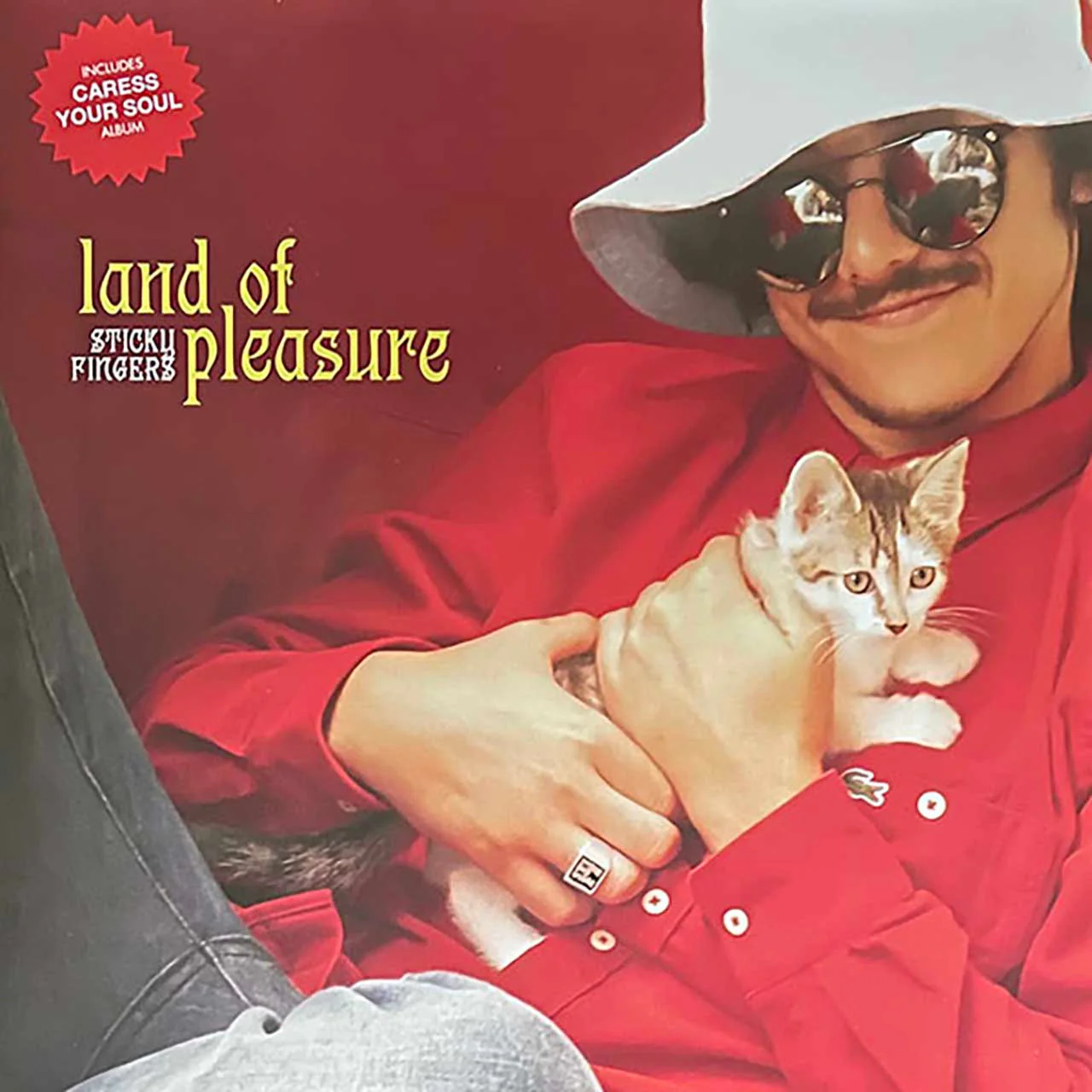 Sticky Fingers – Land Of Pleasure / Caress Your Soul (VG/VG+) – 2xLP, AU 2014