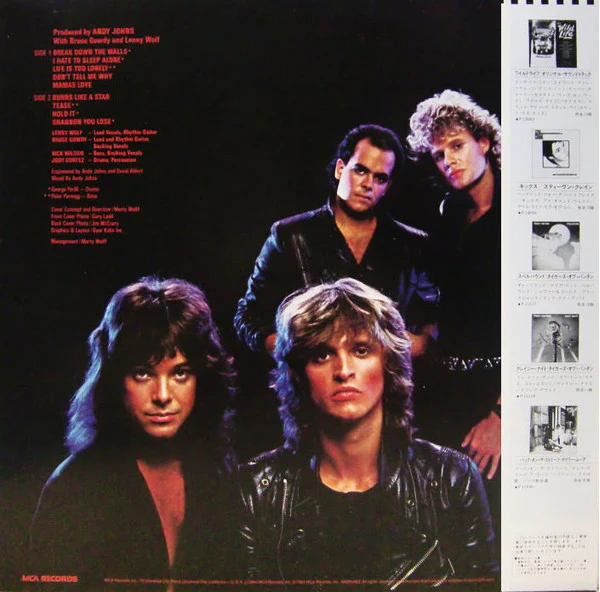 Stone Fury – Burns Like A Star (E/E) – LP, JP 1984, With OBI - Image 2
