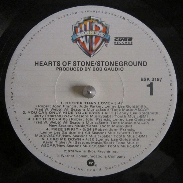 Stoneground – Hearts Of Stone (VG+/VG) – LP, US 1978 - Image 3