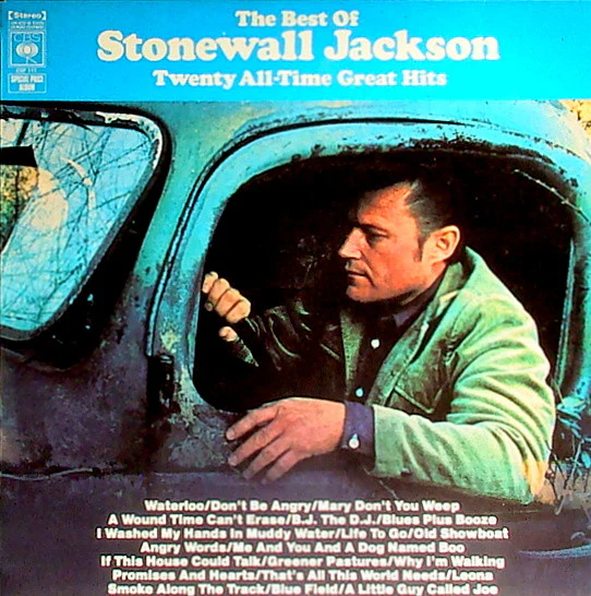 Stonewall Jackson – The Best Of Stonewall Jackson (VG+/VG+) – LP, NZ 1979