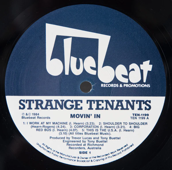 Strange Tenants – Movin In (VG+/VG+) – LP, AU 1984 - Image 3