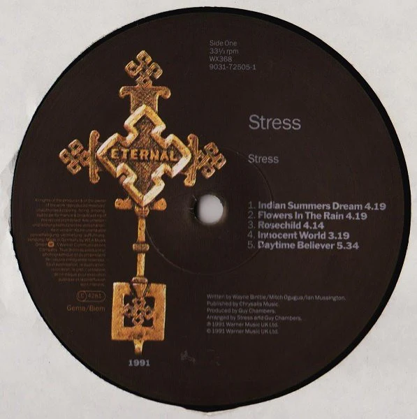 Stress – Stress (VG+/VG+) – LP, EU 1991 - Image 3