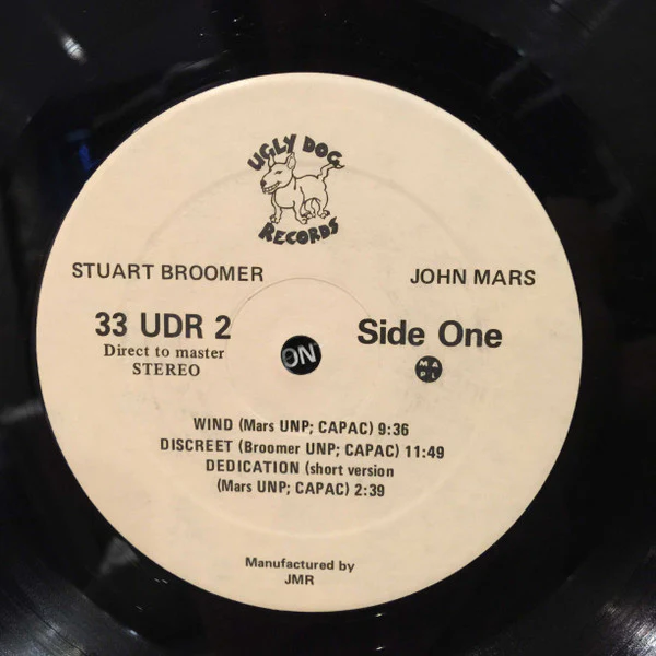 Stuart Broomer, John Mars – Annihilated Surprise (VG+/VG+) – LP, CA 1984 - Image 4