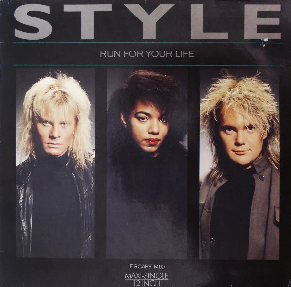 Style – Run For Your Life (VG/VG) – 12", DE 1987