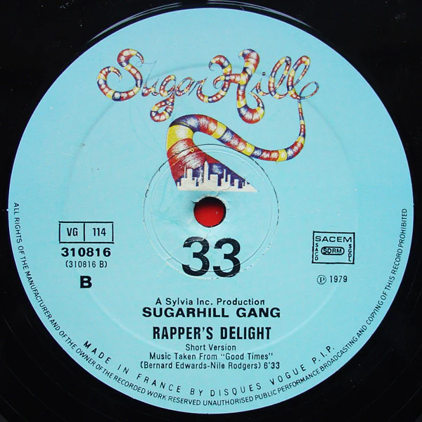 Sugarhill Gang – Rapper's Delight (VG/VG) – 12", FR 1979 - Image 4