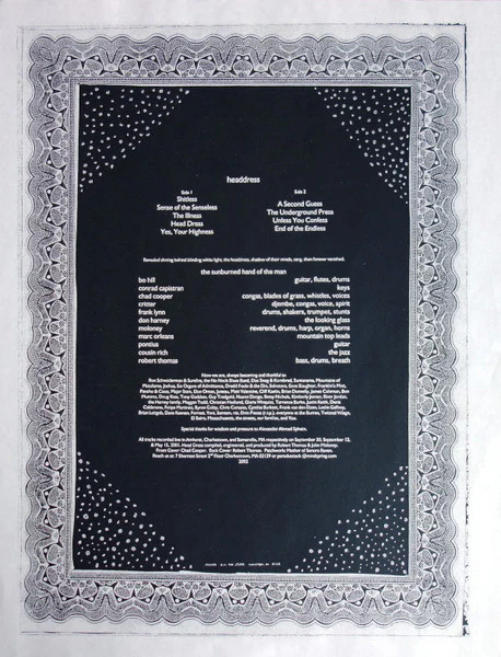 Sunburned Hand Of The Man – Headdress (E/E) – LP, US 2002 - Image 5