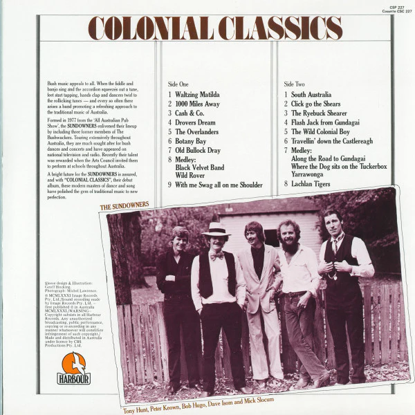 Sundowners – Colonial Classics (E/E) – LP, AU 1981 - Image 2