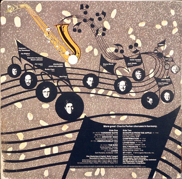 Supersax – Salt Peanuts (VG+/E) – LP, US 1974 - Image 2