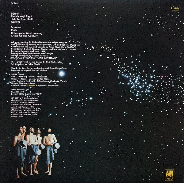 Supertramp – Crime Of The Century (VG/VG) – LP, AU - Image 2