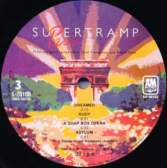 Supertramp – Paris (VG+/VG+) – 2xLP, AU 1980 - Image 6