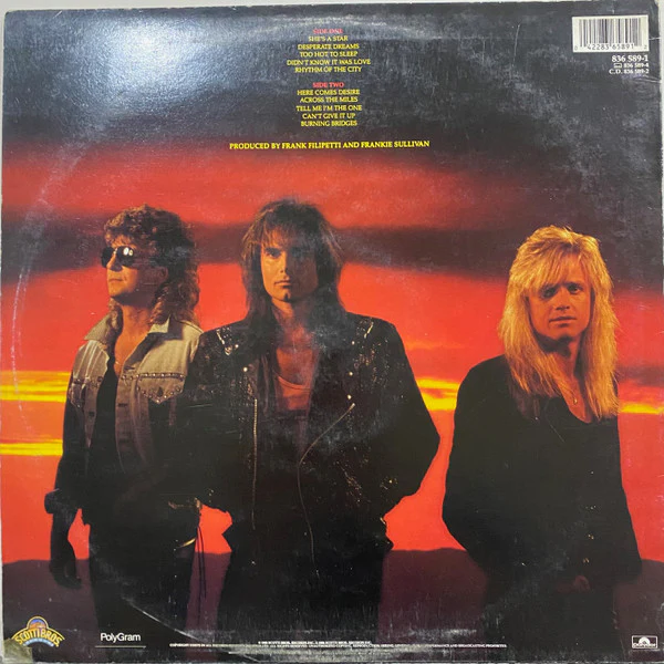 Survivor – Too Hot To Sleep (VG+/VG+) – LP, Australasia 1988 - Image 2