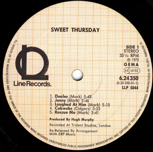 Sweet Thursday – Sweet Thursday (VG+/VG+) – LP, DE - Image 6