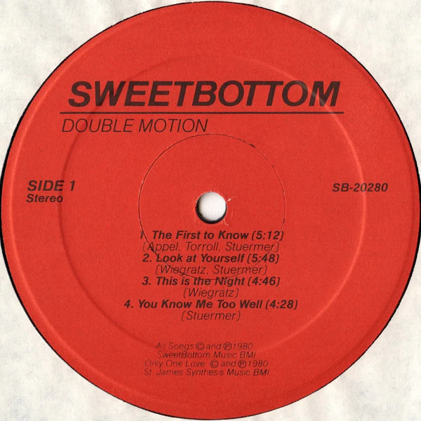 Sweetbottom – Double Motion (VG+/VG) – LP, US 1980 - Image 3
