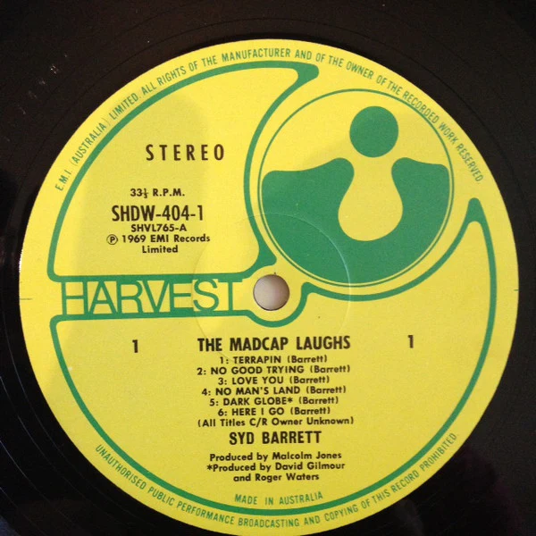 Syd Barrett – The Madcap Laughs / Barrett (VG+/VG) – 2xLP, AU 1974 - Image 3