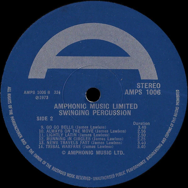 Syd Dale, James Clarke, Jim Lawless – Smooth Themes - Swinging Percussion (VG+/VG) – LP, UK 1973 - Image 3
