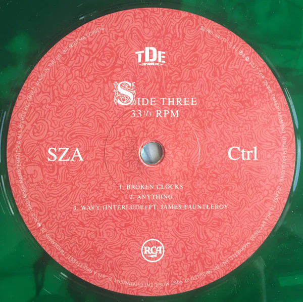SZA – Ctrl (M/VG+) – 2xLP, 2017 - Image 7