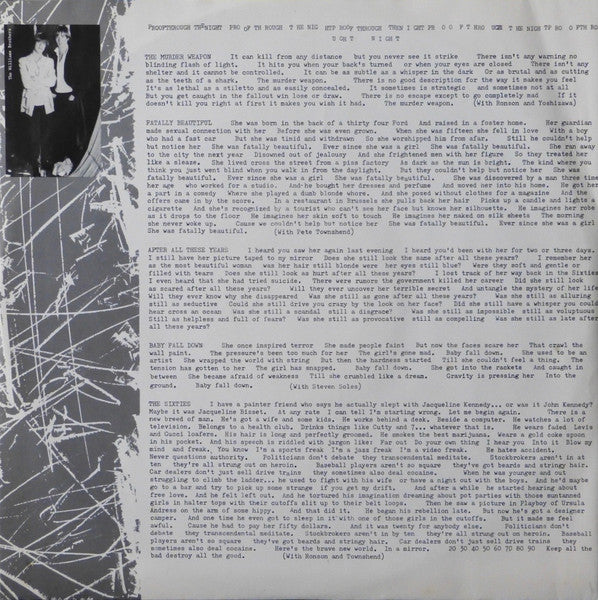 T-Bone Burnett – Proof Through The Night (VG+/VG+) – LP, AU 1983 - Image 3