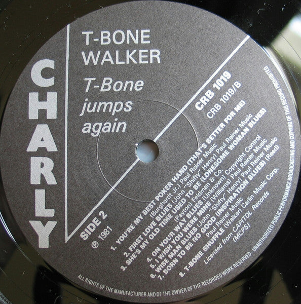 T-Bone Walker – T-Bone Jumps Again (VG+/VG+) – LP, UK 1981 - Image 4
