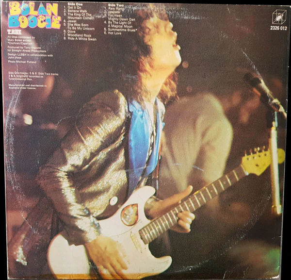 T. Rex – Bolan Boogie (VG+/VG) – LP, AU 1972 - Image 2