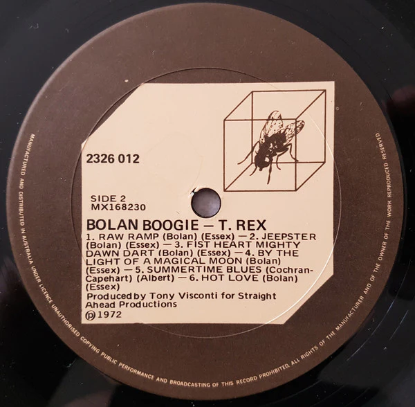 T. Rex – Bolan Boogie (VG+/VG) – LP, AU 1972 - Image 4