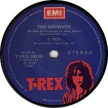 T. Rex – The Groover (VG/Generic) – 7", AU 1973