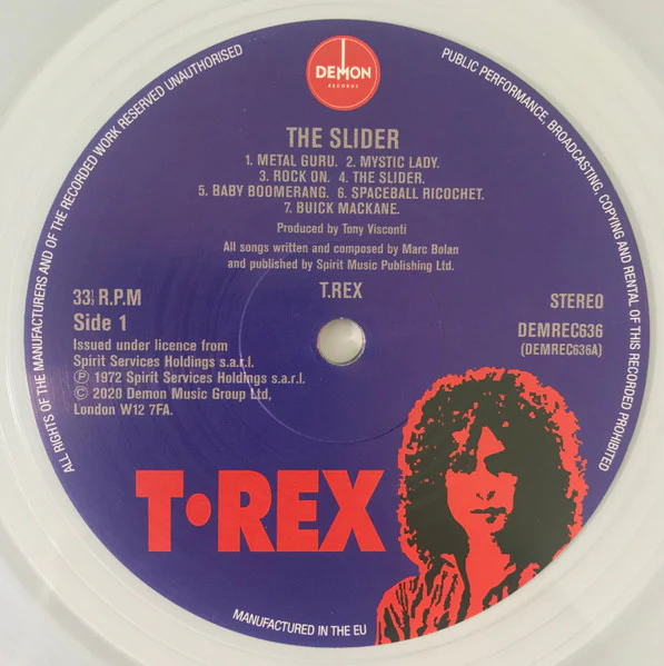 T. Rex – The Slider (E/E) – LP, UK 2020 - Image 3