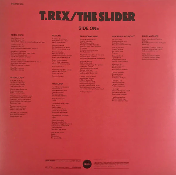 T. Rex – The Slider (E/E) – LP, UK 2020 - Image 5
