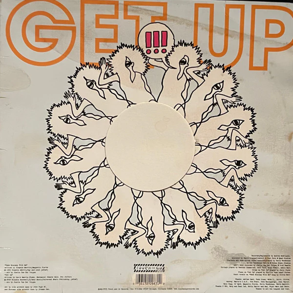 !!! – Take Ecstasy With Me / Get Up (VG/VG+) – 12", US 2005 - Image 2