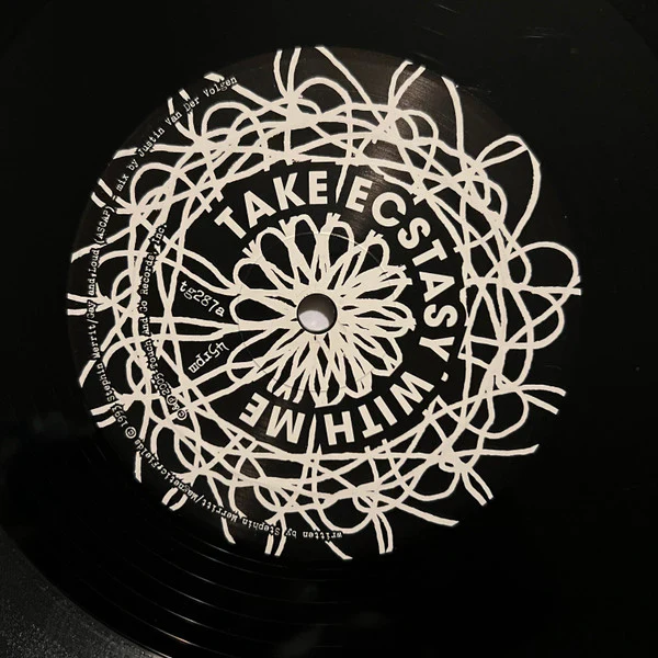 !!! – Take Ecstasy With Me / Get Up (VG/VG+) – 12", US 2005 - Image 3