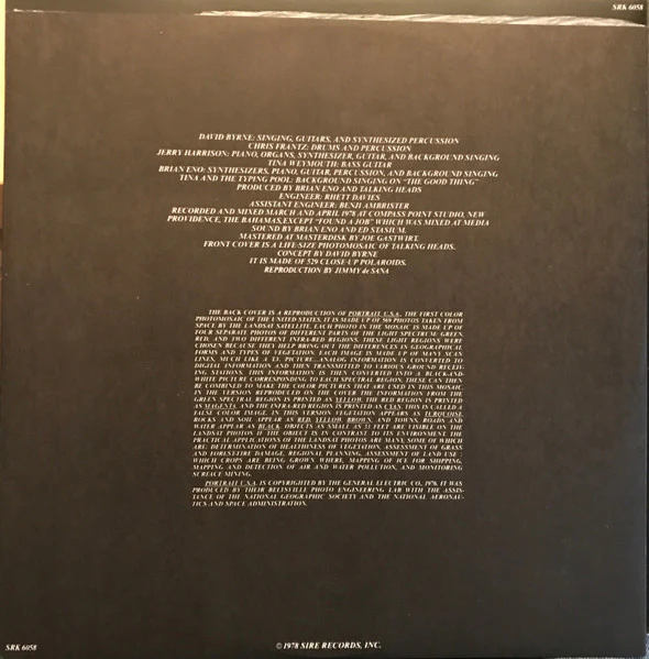 Talking Heads – More Songs About Buildings And Food (VG+/VG+) – LP, AU 1978 - Image 5