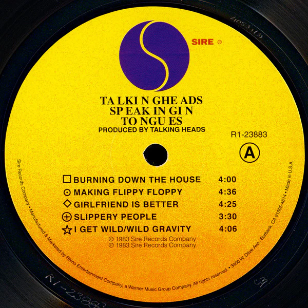 Talking Heads – Speaking In Tongues (VG+/E) – LP, US 2013 - Image 3