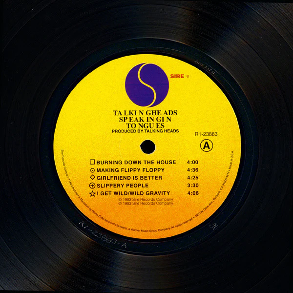 Talking Heads – Speaking In Tongues (VG+/E) – LP, US 2013 - Image 8