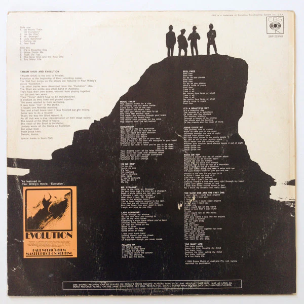Tamam Shud – Evolution (VG/VG) – LP, AU 1969 - Image 2