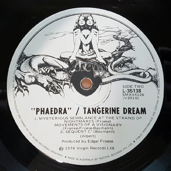 Tangerine Dream – Phaedra (E/VG+) – LP, AU 1974 - Image 5
