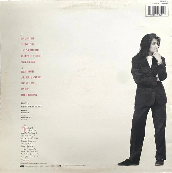 Tanita Tikaram – The Sweet Keeper (VG+/VG+) – LP, AU 1990 - Image 3