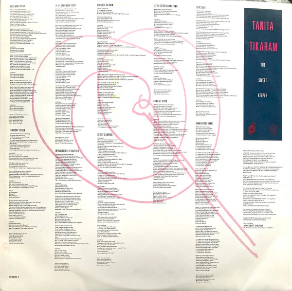 Tanita Tikaram – The Sweet Keeper (VG+/VG+) – LP, AU 1990 - Image 4