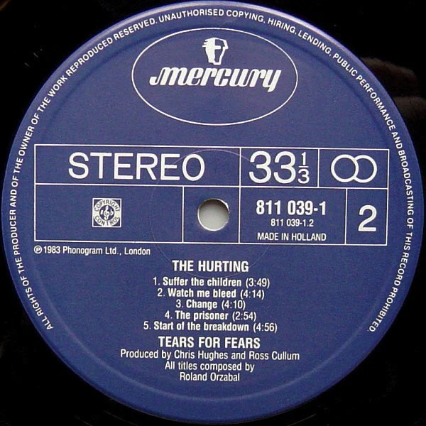 Tears For Fears – The Hurting (VG/VG) – LP, EU 1983 - Image 4