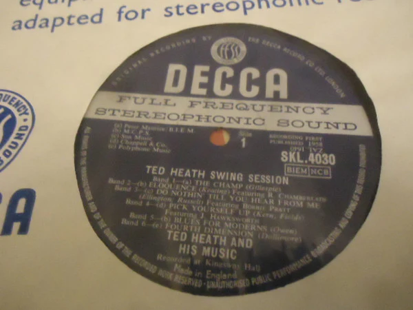 Ted Heath And His Music – Ted Heath Swing Session (VG+/VG+) – LP, UK 1959 - Image 3