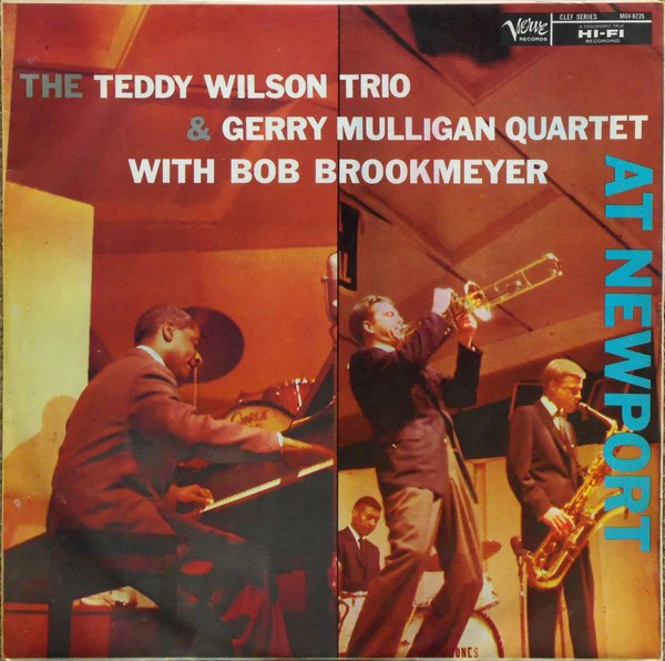Teddy Wilson Trio, Gerry Mulligan Quartet, Bob Brookmeyer – At Newport (VG/VG) – LP, AU 1958