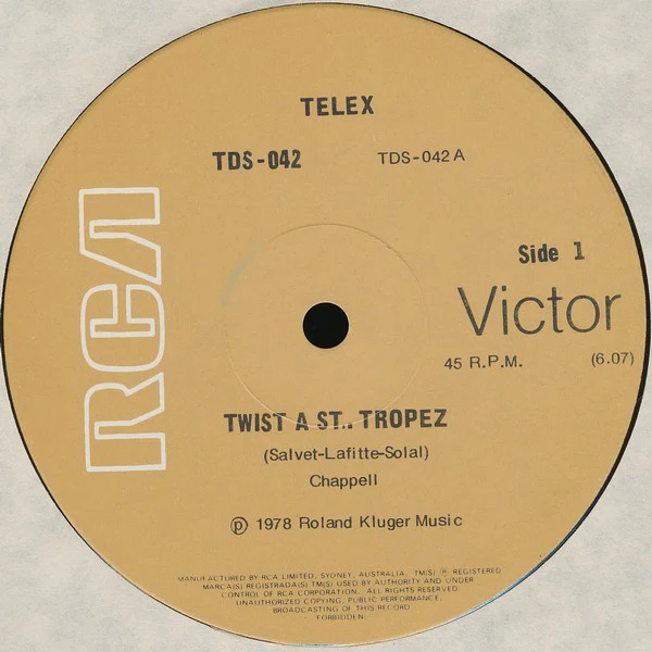 Telex – Twist A Saint Tropez (VG/Generic)