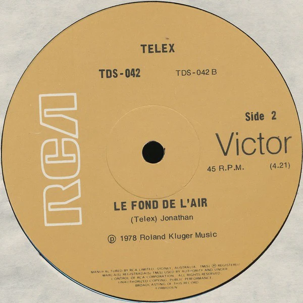 Telex – Twist A Saint Tropez (VG+/Generic) – 12", AU 1978 - Image 2