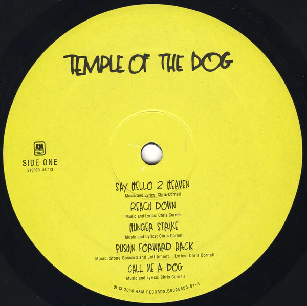 Temple Of The Dog – Temple Of The Dog (M/VG+) – LP, US 2016 - Image 3