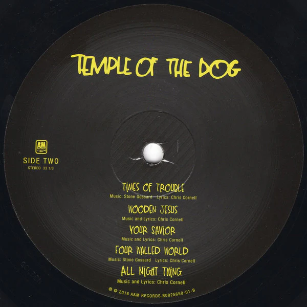 Temple Of The Dog – Temple Of The Dog (M/VG+) – LP, US 2016 - Image 4
