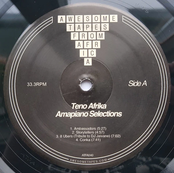 Teno Afrika – Amapiano Selections (VG/VG+) – LP, US 2021 - Image 4