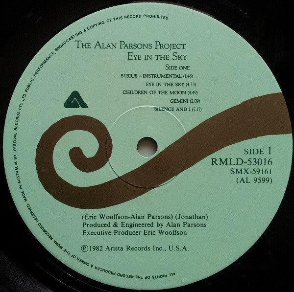 The Alan Parsons Project – Eye In The Sky (VG+/VG+) – LP, AU 1982 - Image 5