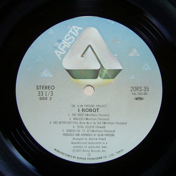 The Alan Parsons Project – I Robot (E/E) – LP, JP 1980, No OBI - Image 5