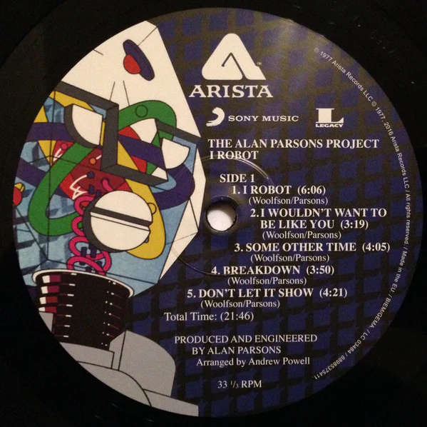 The Alan Parsons Project – I Robot (E/E) – LP, EU 2017 - Image 4