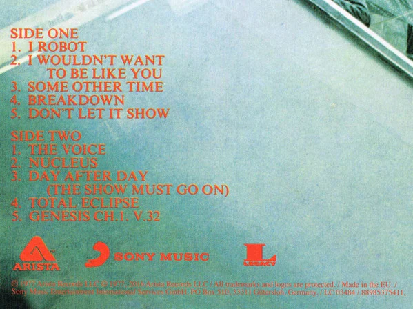 The Alan Parsons Project – I Robot (E/E) – LP, EU 2017 - Image 7