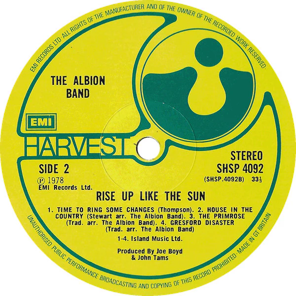 The Albion Band – Rise Up Like The Sun (VG+/VG) – LP, UK 1978 - Image 4