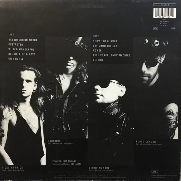 The Almighty – Blood, Fire & Love (VG/VG) – LP, UK 1989 - Image 2